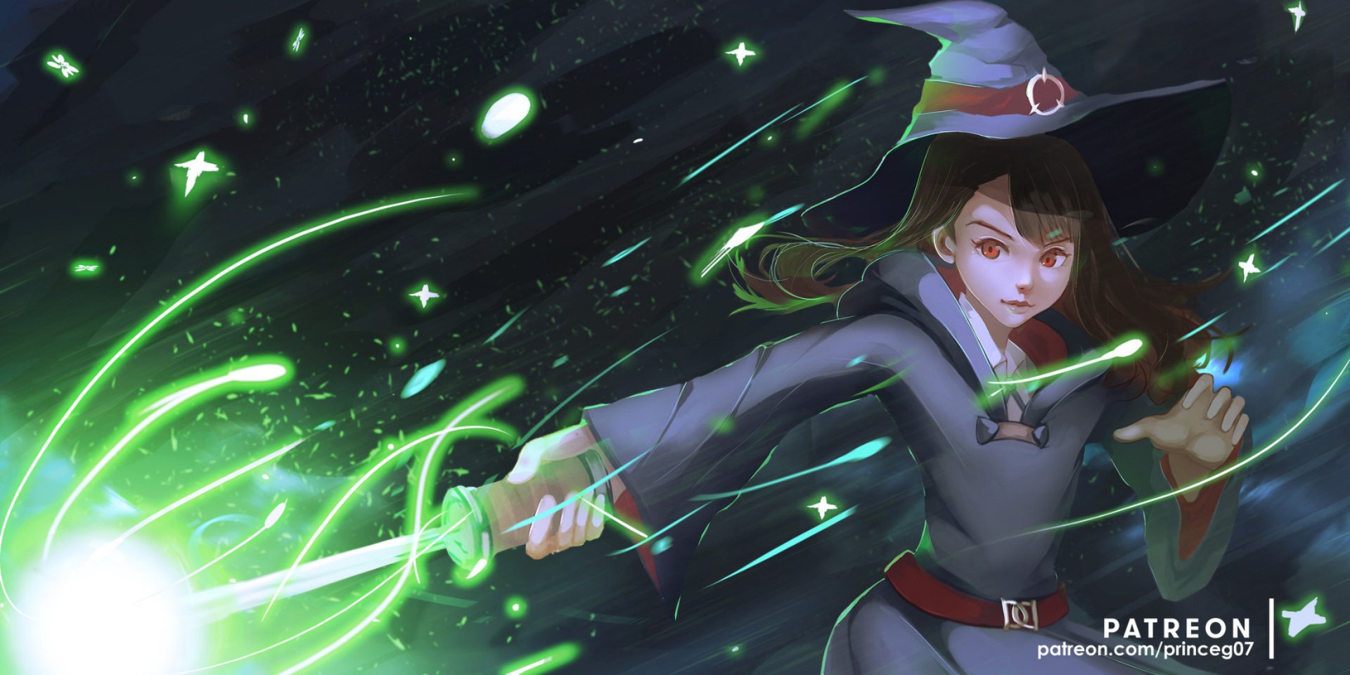 Download Atsuko Kagari Anime Little Witch Academia HD Wallpaper by George Christian