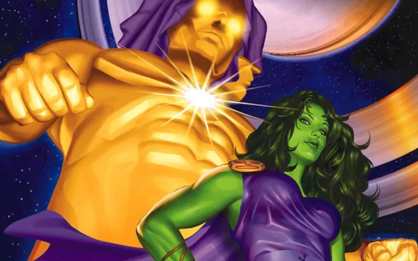 Comic She-Hulk HD Desktop Wallpaper | Background Image