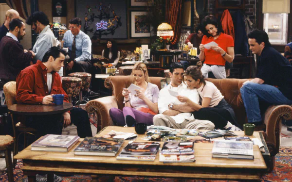 Chandler Bing Matthew Perry Ross Geller David Schwimmer Monica Geller Courteney Cox Joey Tribbiani Matt LeBlanc Phoebe Buffay Lisa Kudrow Rachel Green Jennifer Aniston Friends (TV Show) TV Show HD Desktop Wallpaper | Background Image