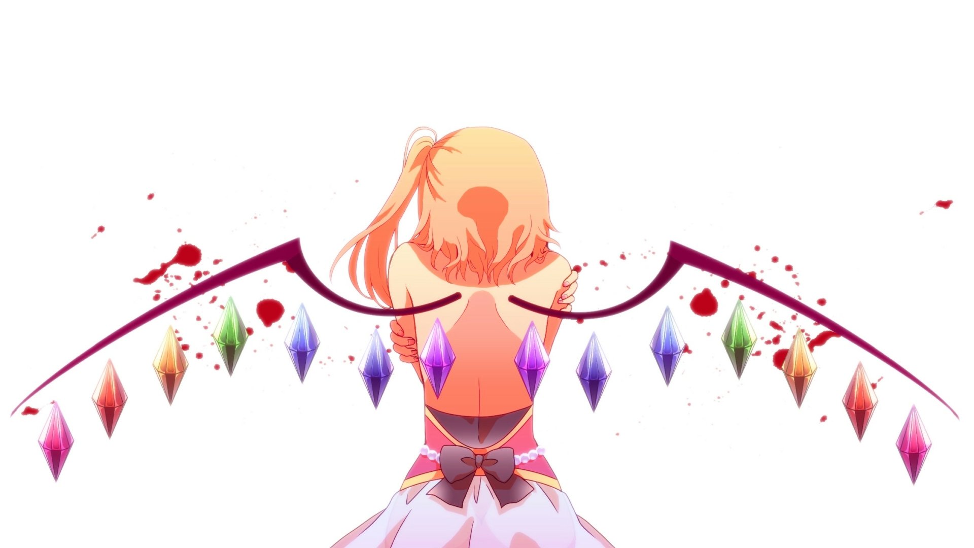 Download Flandre Scarlet Wings Anime Touhou HD Wallpaper