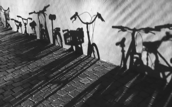bicycle photography shadow HD Desktop Wallpaper | Background Image