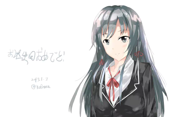 Yukino Yukinoshita Anime My Teen Romantic Comedy SNAFU HD Desktop Wallpaper | Background Image
