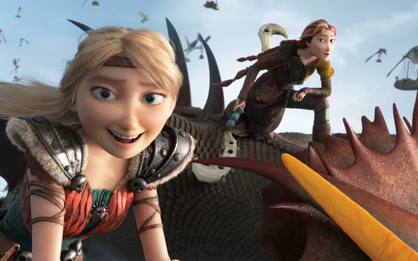 Valka (How to Train Your Dragon) Astrid (How to Train Your Dragon) movie How to Train Your Dragon: The Hidden World HD Desktop Wallpaper | Background Image